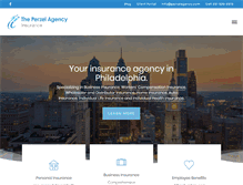 Tablet Screenshot of perzelagency.com